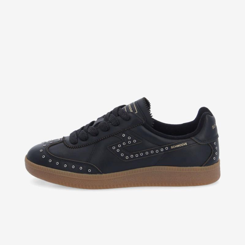SHEFFIELD STUDS W - NAPPA/STUDS - NOIR/ARGENT